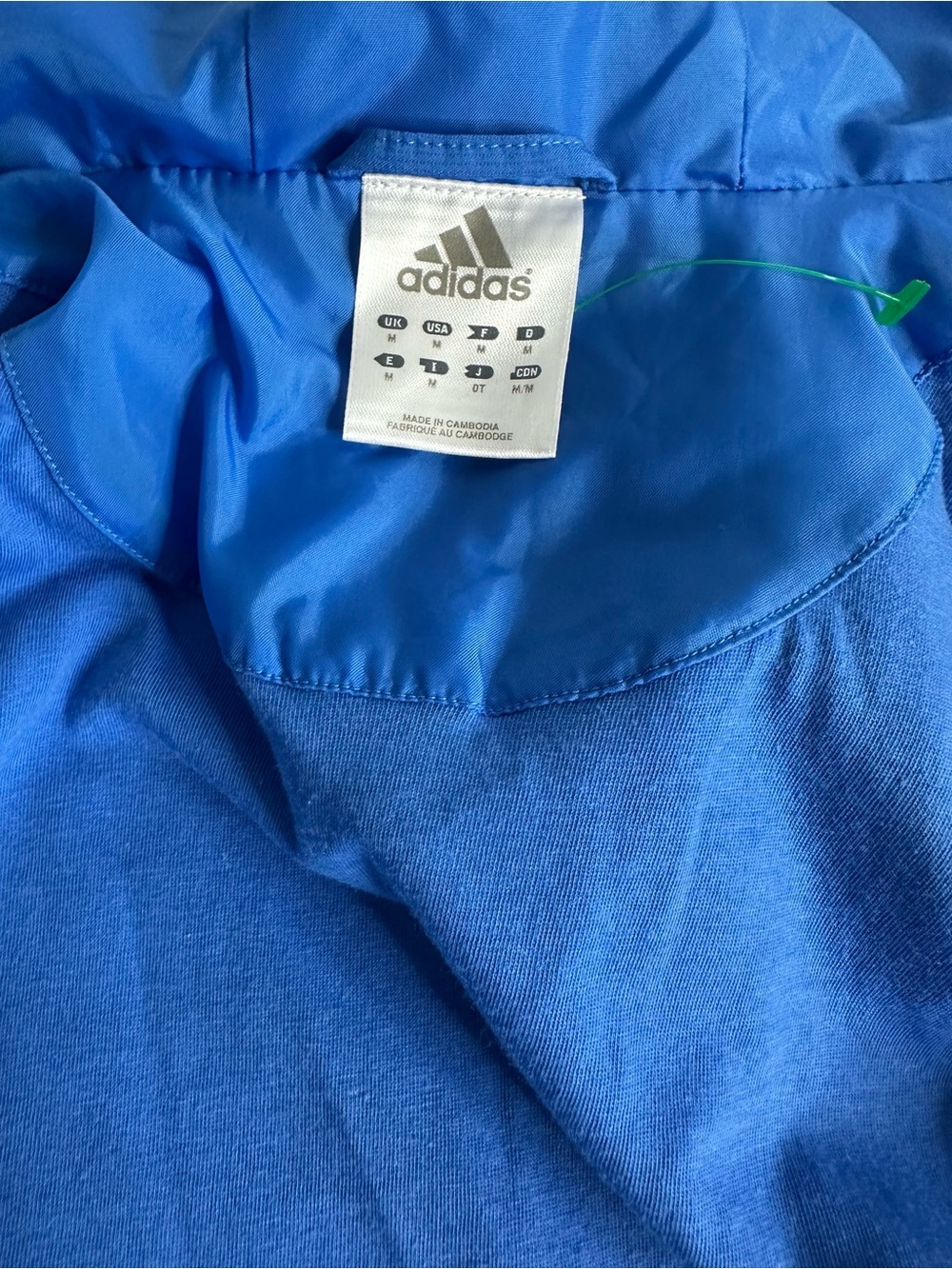 adidas Royal Blue Track Jacket with Black Stripe Detailing - Picture 7 of 14